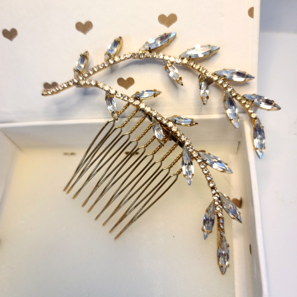 Rhinestone Crystal Hair Comb
